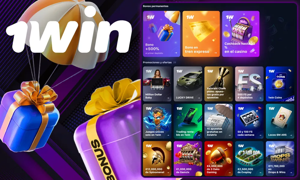Bonificaciones y promociones en 1win Argentina