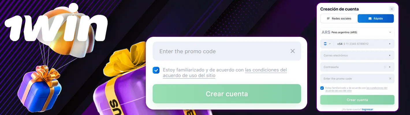 Código promocional en Argentina